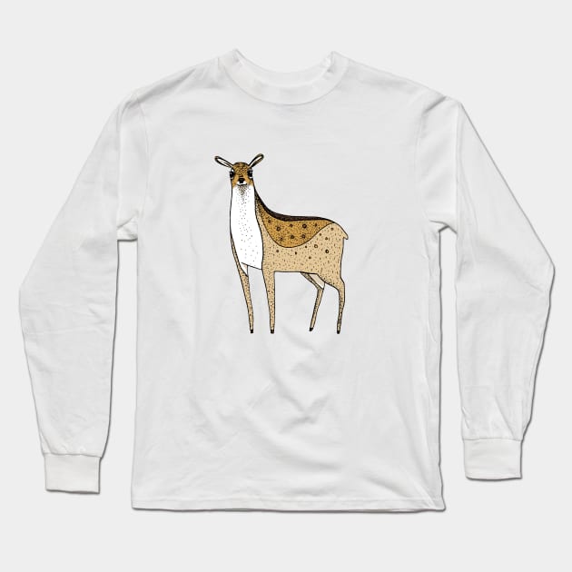 Deer Long Sleeve T-Shirt by Sophie Corrigan